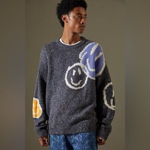 Urban Outfitters Men’s Smiley Happy Face Sweater Size Small